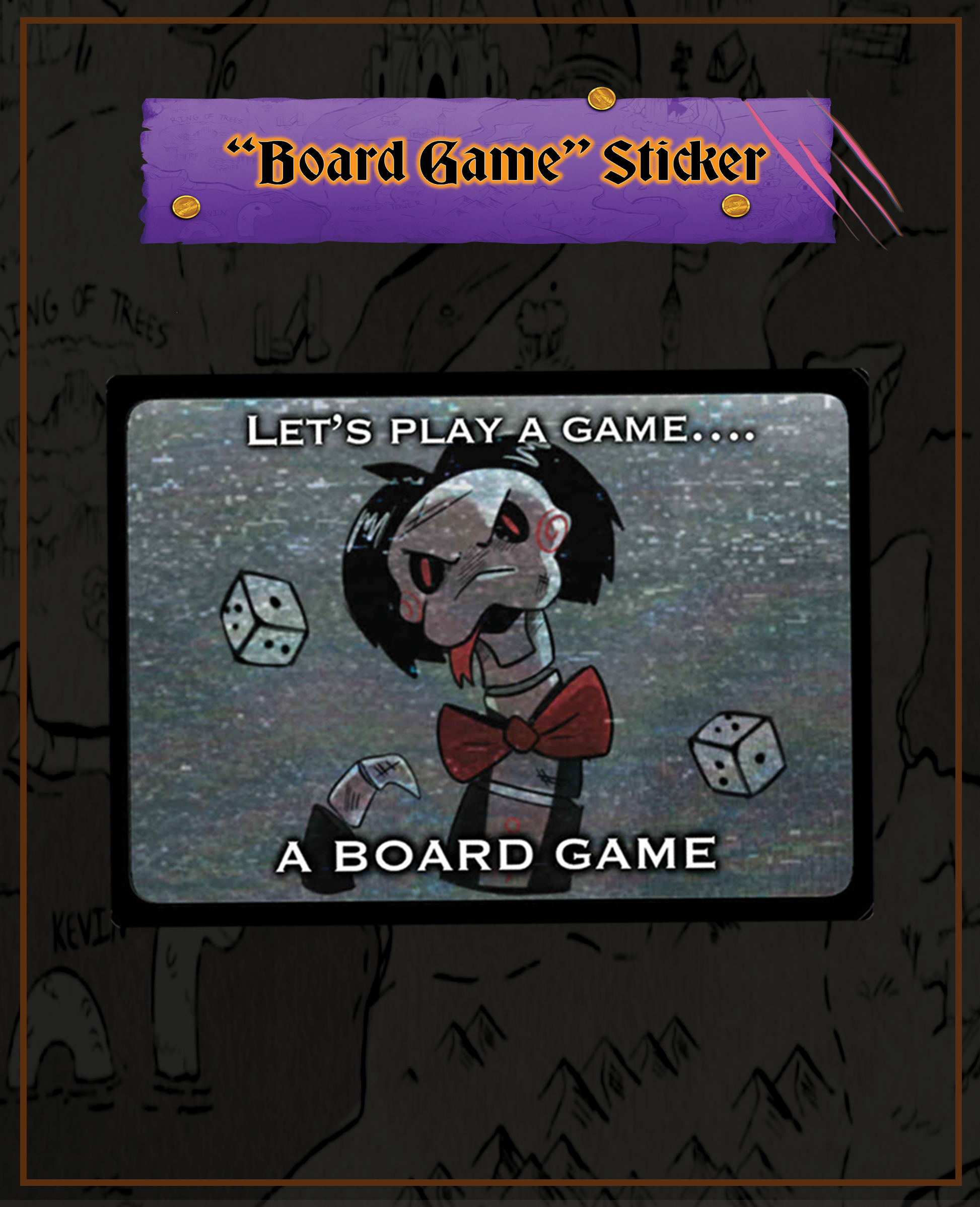 Board Game Sticker