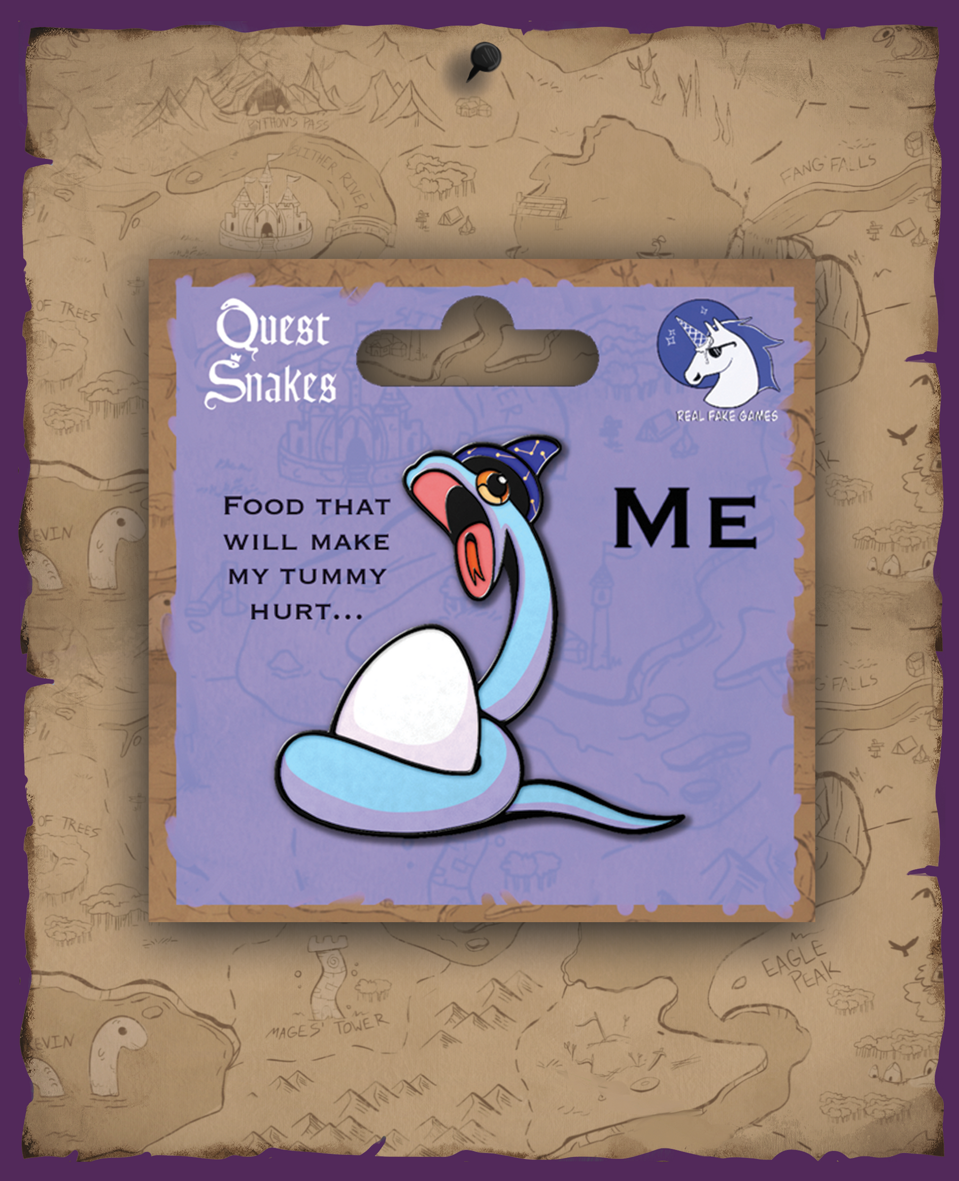 Tummy Enamel Pin