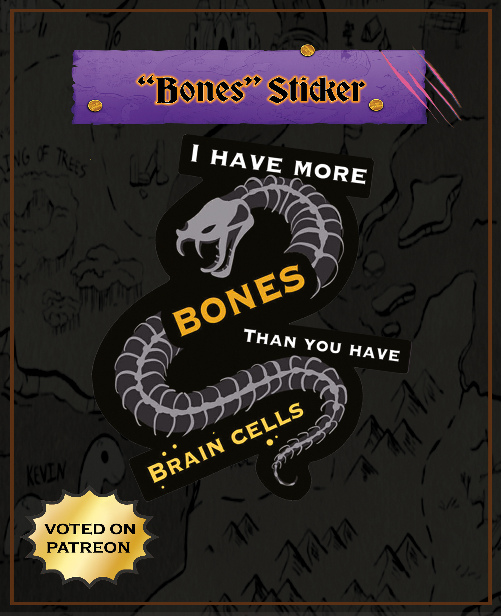Bones Sticker