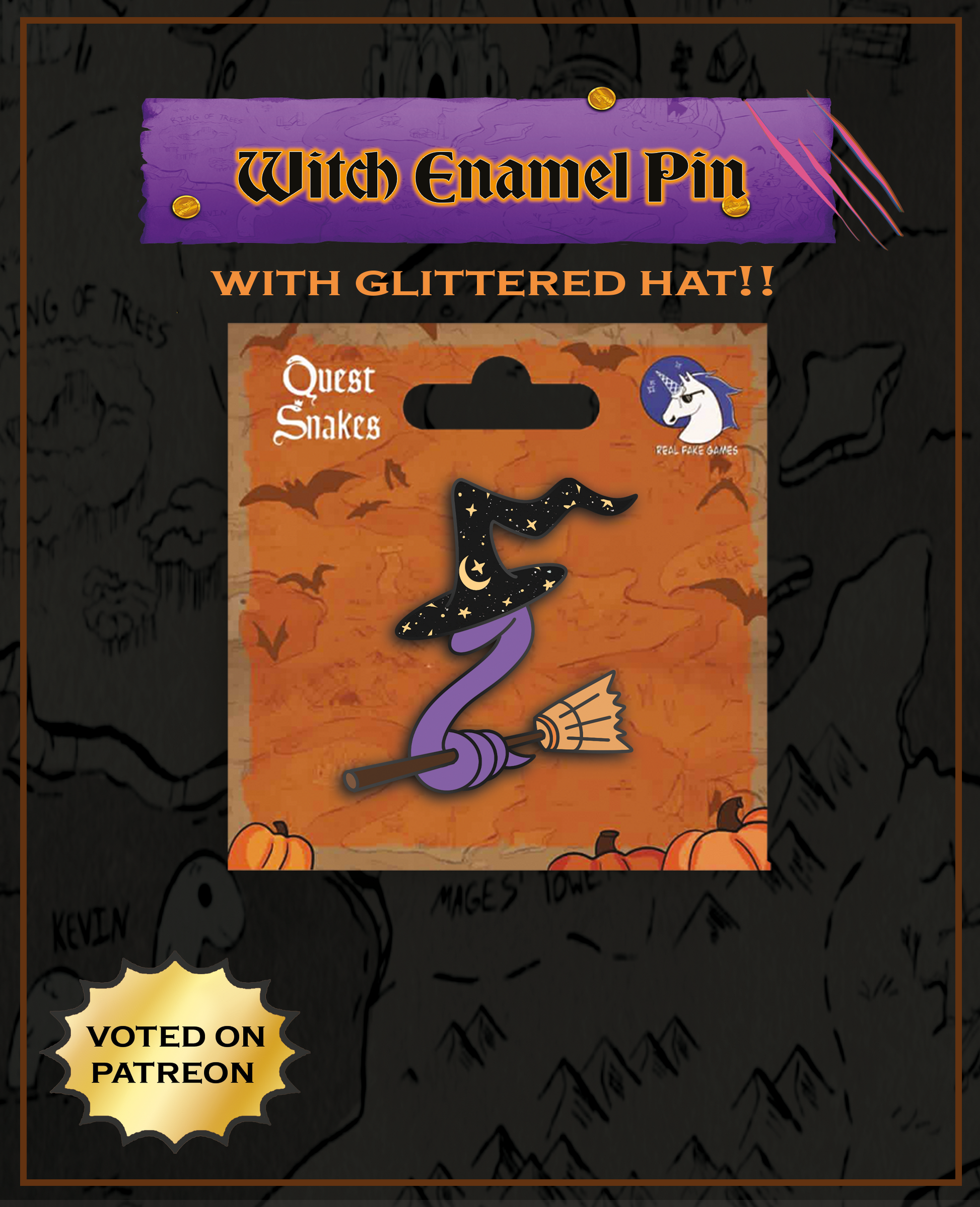 Witch Enamel Pin