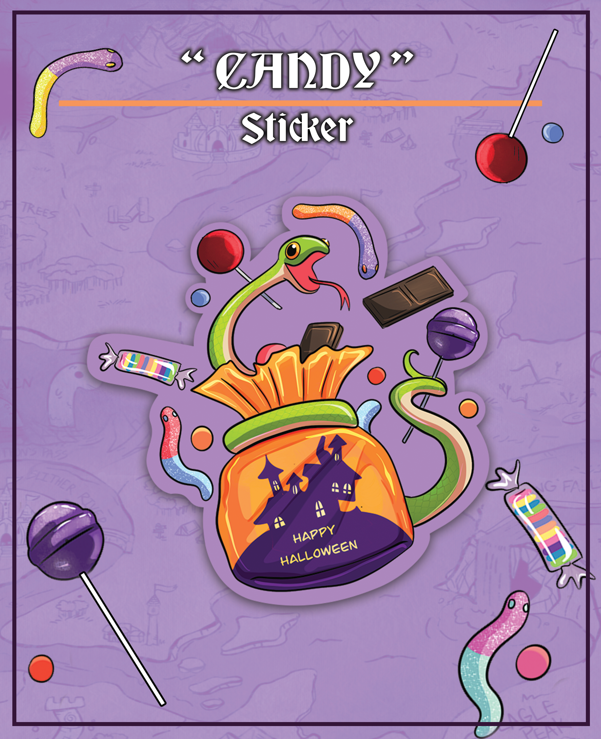 Candy Sticker