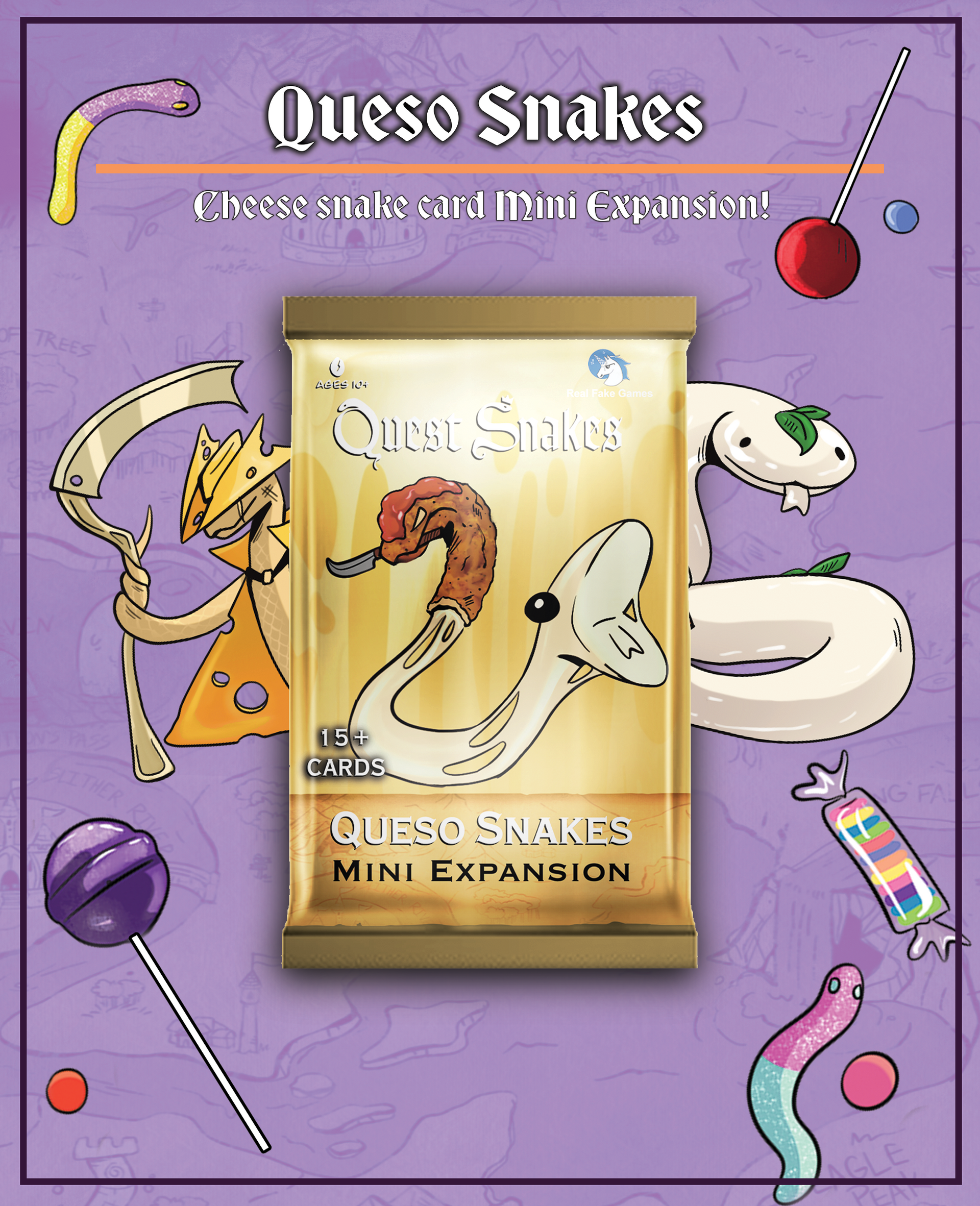 Queso Snakes - Mini Expansion – Quest Snakes