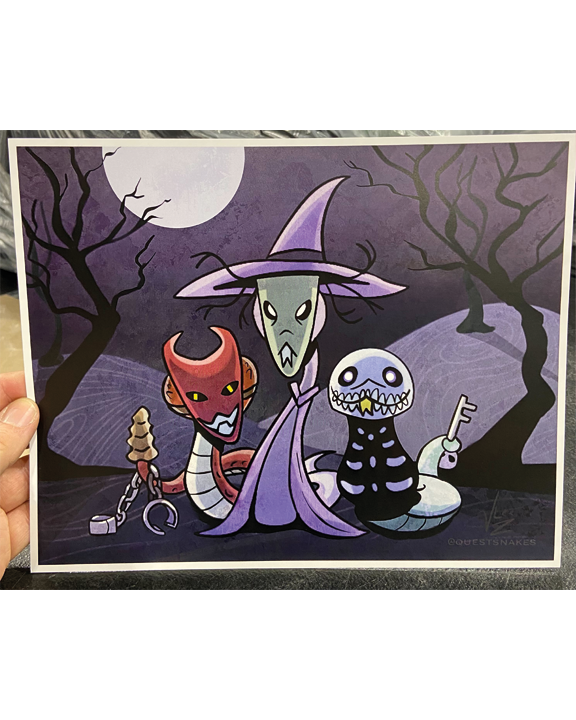 Bite Hiss and Rattle Print