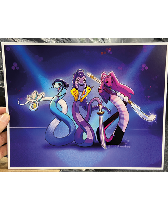 Snake Pop Demon Hunters Print